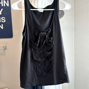 Kate Spade silk bow detail tank top size small